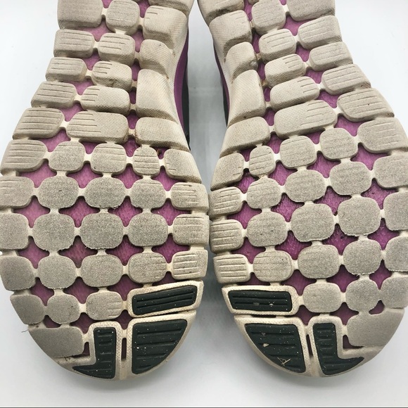 NIKE NEW FLEX DARK GREY / PURPLE RUNNERS - Picture 9 of 16